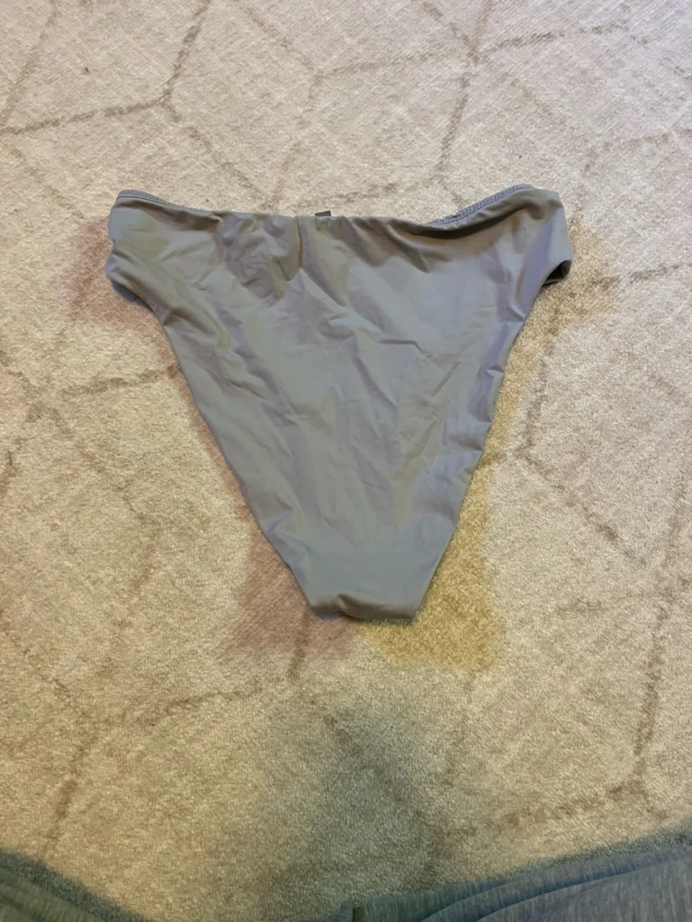 SKIMS Gray High-Cut Bikini Bottom